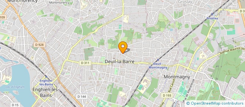 localisation de l'entreprise BERZH IMMO  DEUIL-LA-BARRE