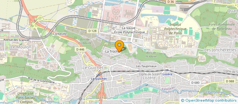 localisation de l'entreprise BERZH MAT à PALAISEAU