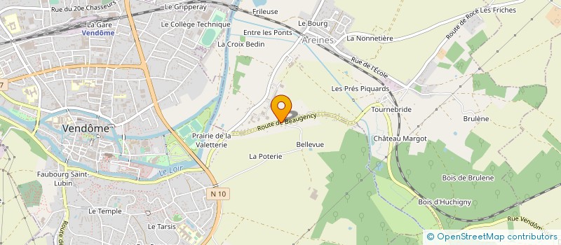 localisation de l'entreprise BES  VENDOME