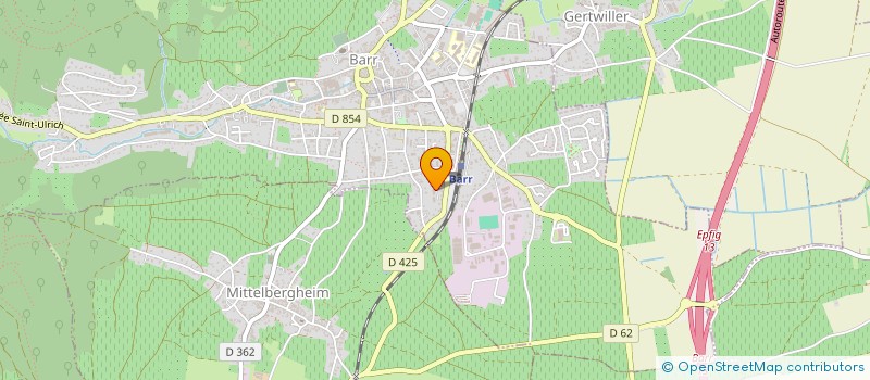 localisation de l'entreprise BES  ANDLAU