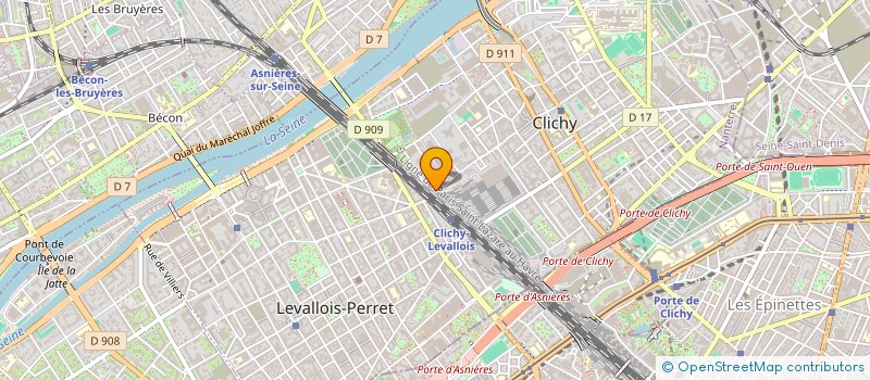 localisation de l'entreprise BES à CLICHY