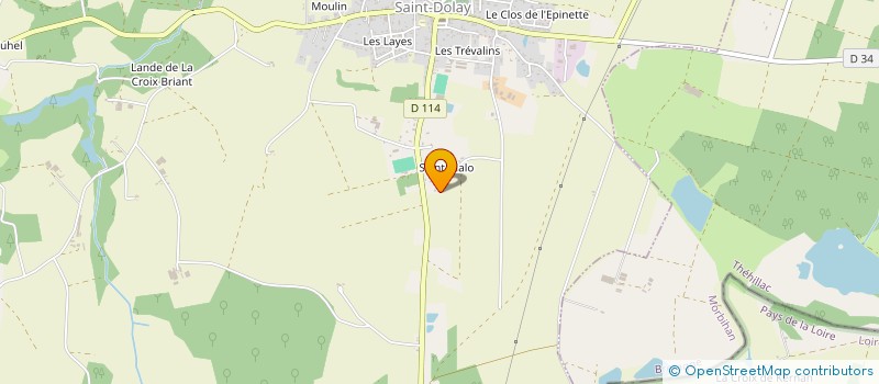 localisation de l'entreprise BES IMMO 56  SAINT-DOLAY