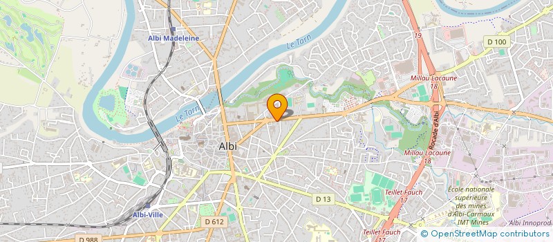localisation de l'entreprise BES MOTO à ALBI