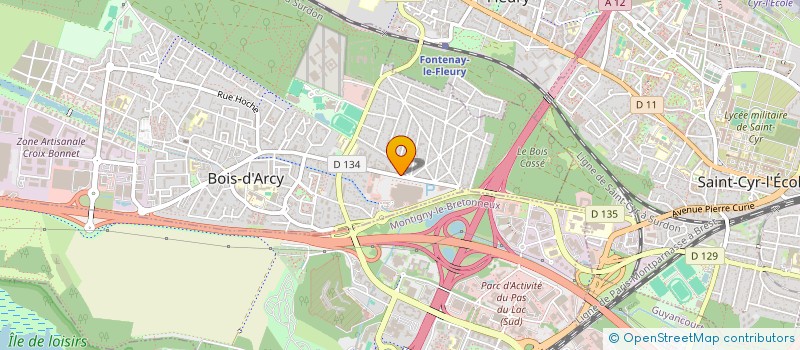 localisation de l'entreprise BES-SCI  BOIS-D'ARCY