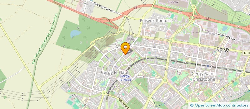 localisation de l'entreprise BESAB GESTION  CERGY