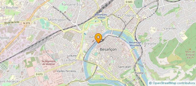 localisation de l'entreprise BESAC-CAFE à BESANCON