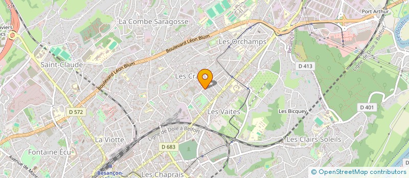 localisation de l'entreprise BESAC'ELEC à BESANCON