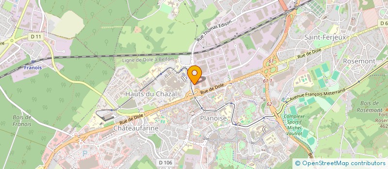 localisation de l'entreprise BESAC'PECHE 25  BESANCON