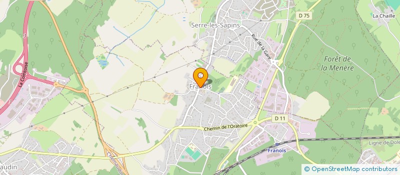 localisation de l'entreprise BESANCON ARCHERIE à FRANOIS
