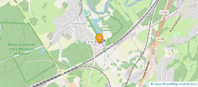 localisation de l'entreprise BESANCON AUTOMATION  GENEUILLE