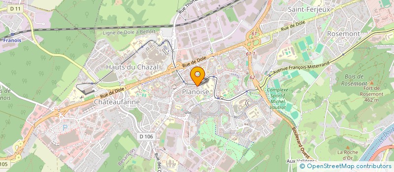 localisation de l'entreprise BESANCON CRICKET CLUB (BCC)  BESANCON