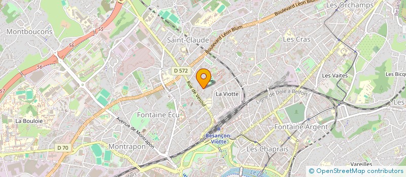 localisation de l'entreprise BESANCON ELODIE  BESANCON