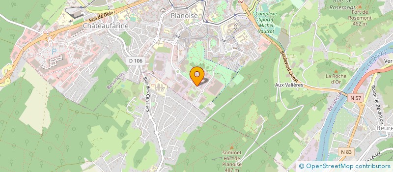 localisation de l'entreprise BESANCON TECHNIC GAZ  BESANCON