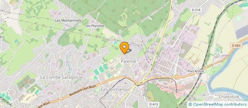 localisation de l'entreprise BESANCON WATERSPORTS  BESANCON