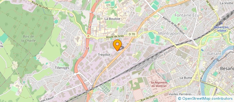 localisation de l'entreprise BESANDRIVE  BESANCON