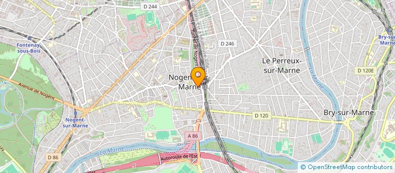 localisation de l'entreprise BESANGER ET COMPAGNIE LE BRAZZA à NOGENT-SUR-MARNE