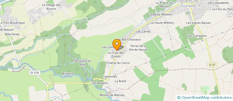 localisation de l'entreprise BESARD  LIGNIERES-DE-TOURAINE