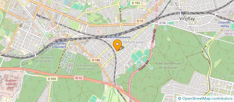 localisation de l'entreprise BESCOH à VERSAILLES