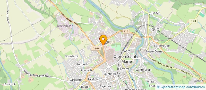 localisation de l'entreprise BESCOS  OLORON-SAINTE-MARIE