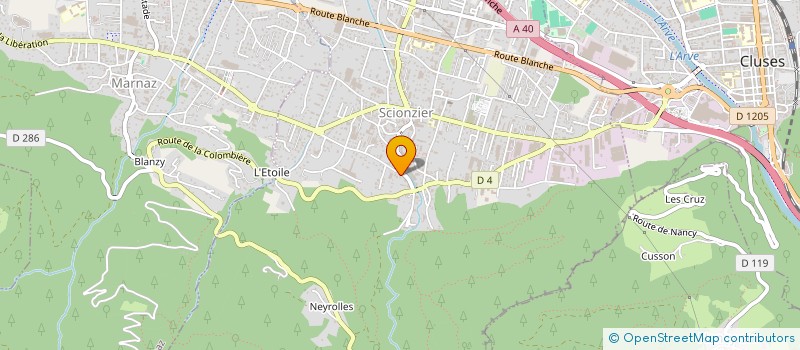 localisation de l'entreprise BESDECO  SCIONZIER