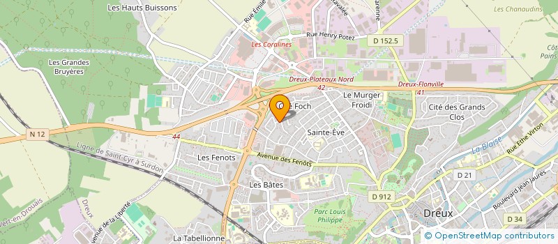 localisation de l'entreprise BESECURITY à DREUX