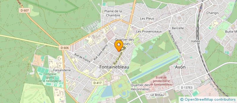 localisation de l'entreprise BESENCLAE  FONTAINEBLEAU