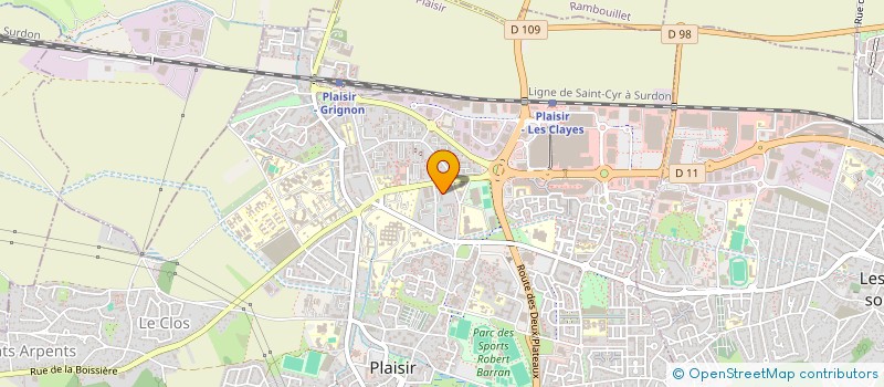 localisation de l'entreprise BESERACT  PLAISIR