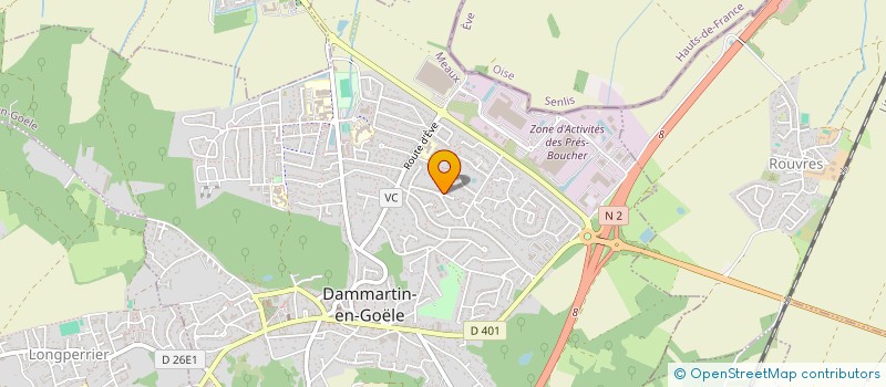 localisation de l'entreprise BESIM  DAMMARTIN-EN-GOELE