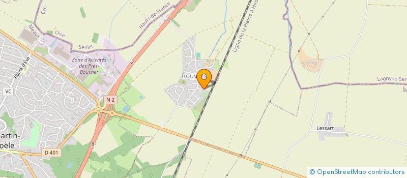 localisation de l'entreprise BESM TAXI  ROUVRES