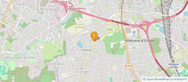 localisation de l'entreprise BESNARD CAZENAVE GOYER  VILLENAVE-D'ORNON