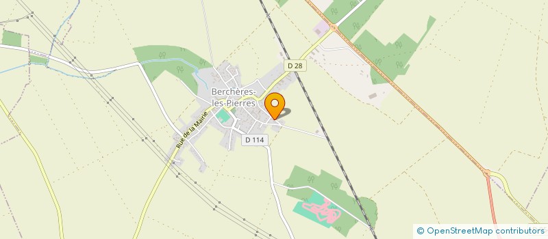 localisation de l'entreprise BESNARD ELEC à BERCHERES-LES-PIERRES