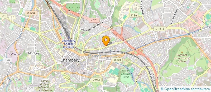 localisation de l'entreprise BESNARD HOLDING  CHAMBERY