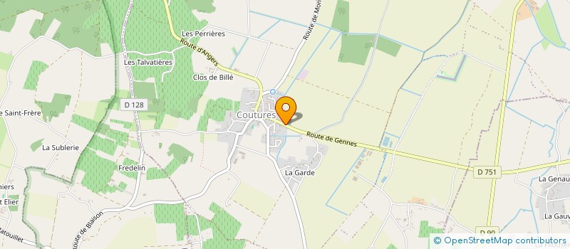 localisation de l'entreprise BESNARD IMMO à BRISSAC LOIRE AUBANCE