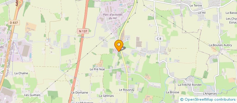 localisation de l'entreprise BESNARD - LOUIS  NOYAL-CHATILLON-SUR-SEICHE