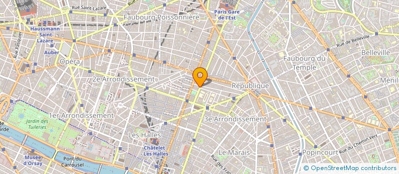 localisation de l'entreprise BESNARD MENUISERIE à PARIS
