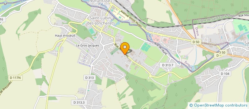 localisation de l'entreprise BESNARD NORMANDIE à SAINT-LUBIN-DES-JONCHERETS
