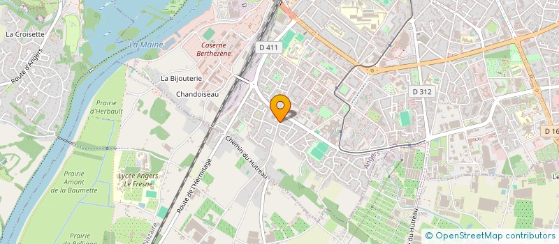 localisation de l'entreprise BESNIER à ANGERS