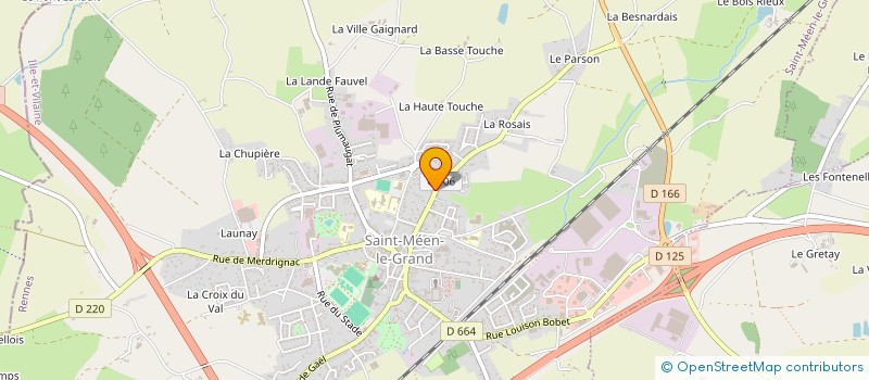 localisation de l'entreprise BESNIER-GENDRON TRANSPORTS à SAINT-MEEN-LE-GRAND
