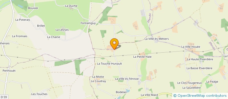 localisation de l'entreprise BESNIER HOLDING  SAINT-MAUGAN