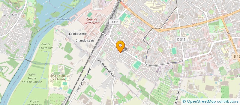 localisation de l'entreprise BESNIER INVEST  ANGERS