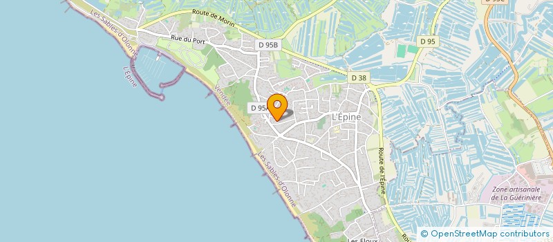 localisation de l'entreprise BESNIER POULIQUEN à L'EPINE