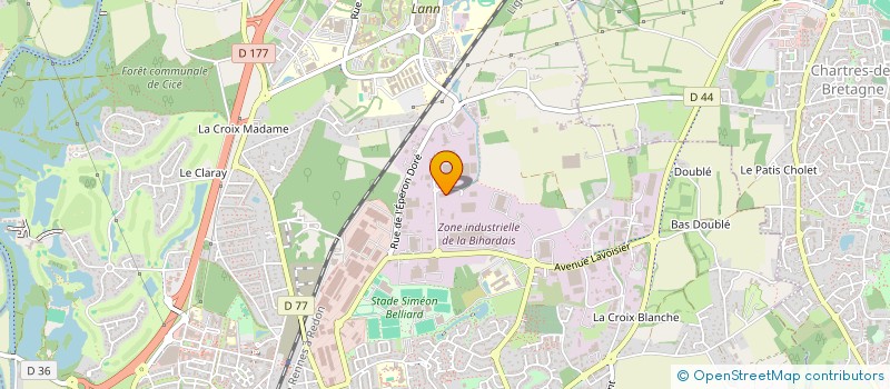 localisation de l'entreprise BESNIER RENOVATION ENERGETIQUE  BRUZ