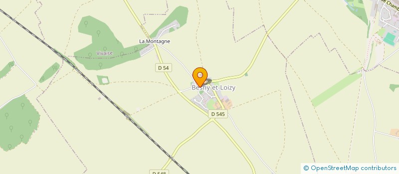 localisation de l'entreprise BESNY BATI AGRI CONSEIL à BESNY-ET-LOIZY