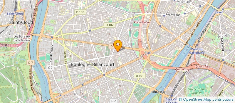 localisation de l'entreprise BESO  BOULOGNE-BILLANCOURT