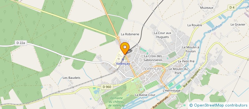 localisation de l'entreprise BESOIN D'R à VALENCAY