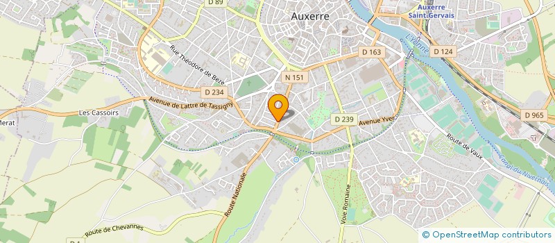 localisation de l'entreprise BESOIN D UN COUP DE MAIN à AUXERRE