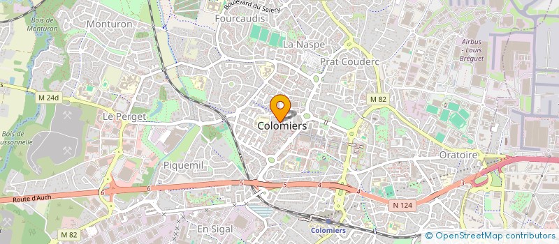 localisation de l'entreprise BESOIN DE TOUS ( B.D.T.) à COLOMIERS
