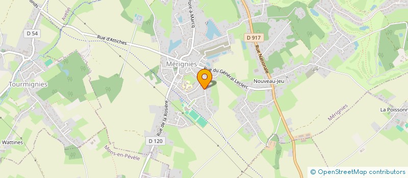 localisation de l'entreprise BESOINDEPLACE HARNES à MERIGNIES