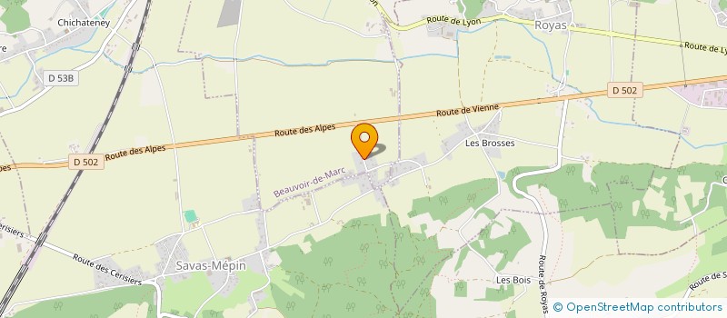 localisation de l'entreprise BESOINS ET SERVICES  BEAUVOIR-DE-MARC