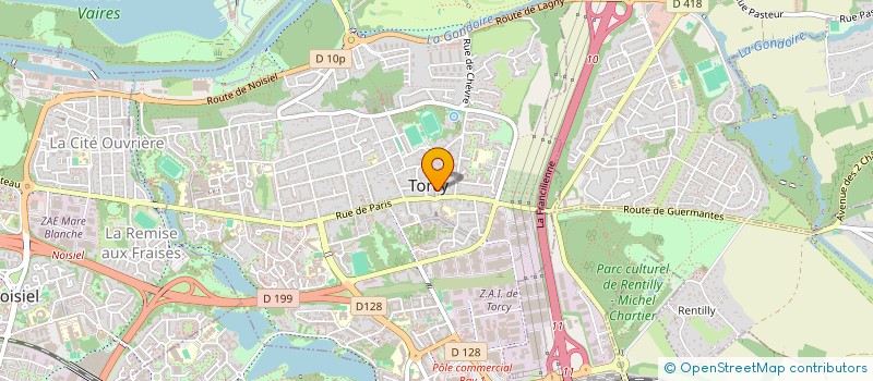 localisation de l'entreprise BESOINS ET SERVICES GESTION IMMOBILIERE à TORCY
